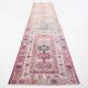 Shades of Pink Turkish Hallway Runner Rug, 78x360 Cm