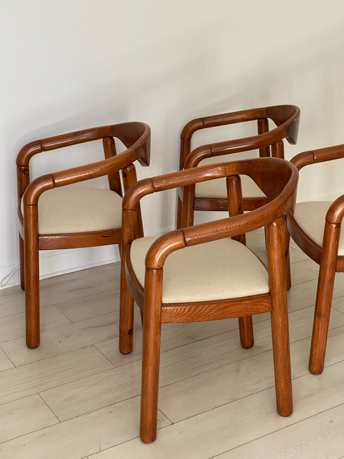 4 chairs Rainer Daumillier 1970