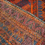 Colorful hand-knotted oriental rug 145x86cm