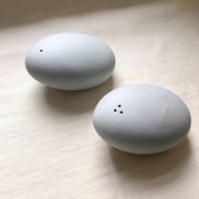 Salt and Pepper Shaker Porcelain Marcel Marongiu Artoria Limoges