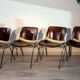 Suite de 4 chaise DSC 106 de Giancarlo Piretti pour Castelli, 1965
