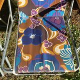 Chaises de camping pliantes années 70 , chaises de jardin terrasse