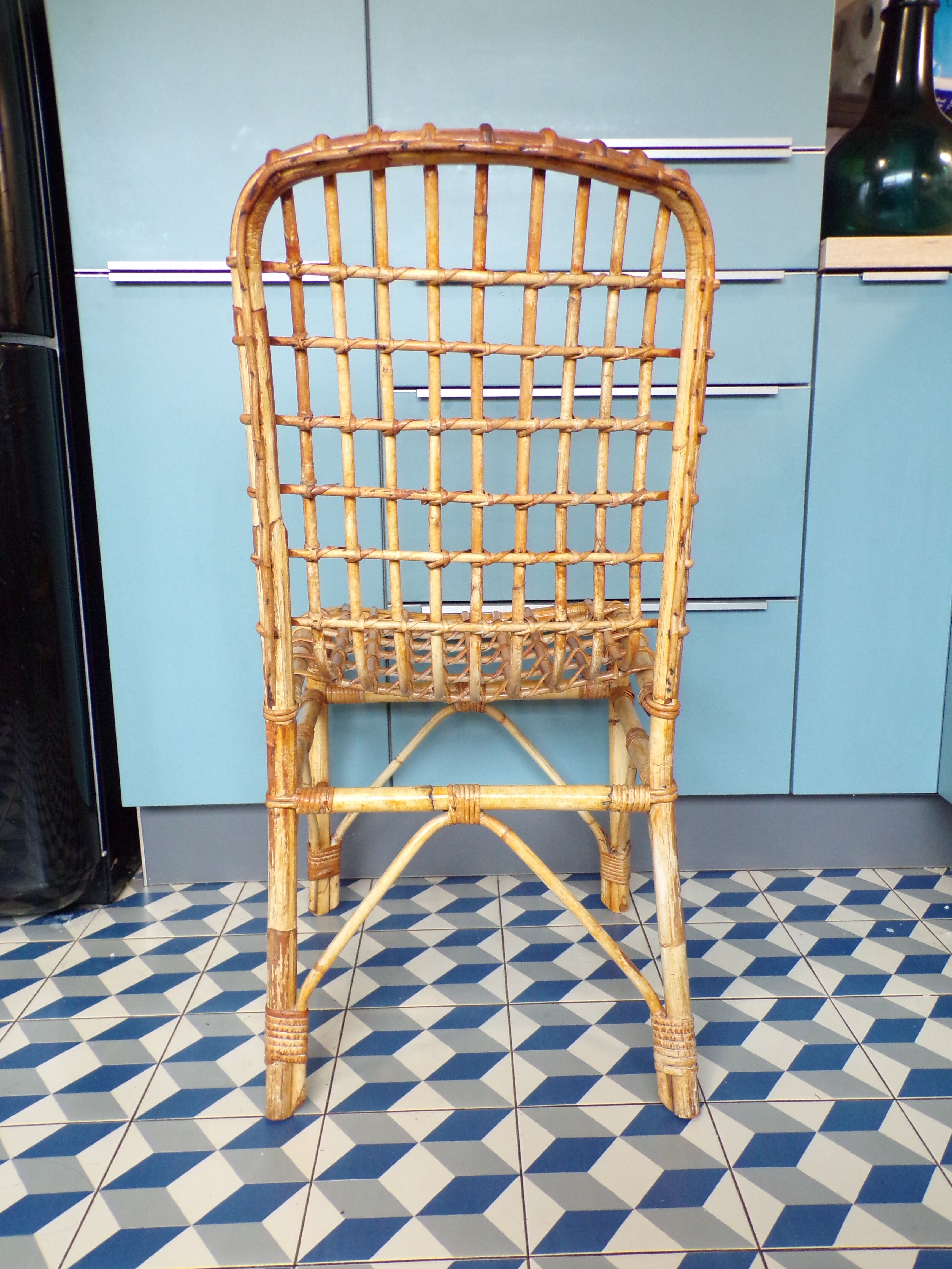 Rattan chair 1950