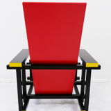 Gerrit Rietveld Red & Blue Chair by Cassina