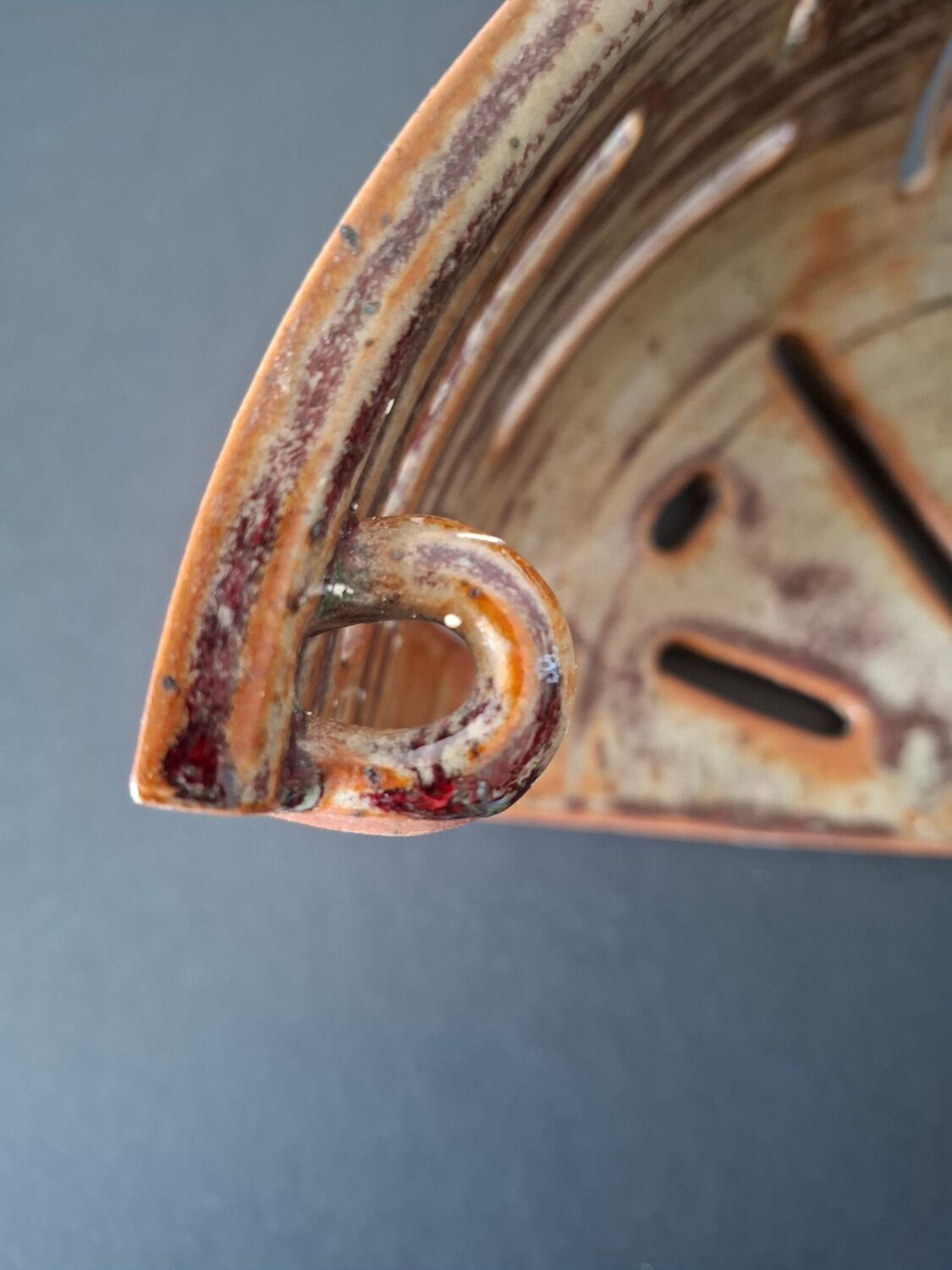 Ceramic wall light F.Comte