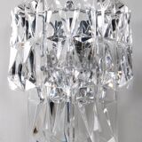 Rare 1960s Kinkeldey German crystal wall sconce 1960