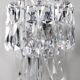 Rare 1960s Kinkeldey German crystal wall sconce 1960