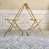 Chairs folding vintage restored