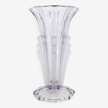 Art Deco glass vase 1930
