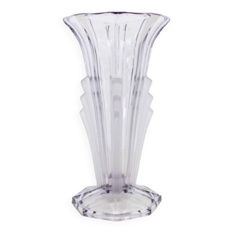 Vase Art Deco en verre 1930