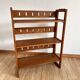 vintage folding librarian's shelf