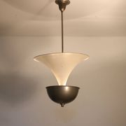 1930s Art deco hanging lamp from the Netherlands