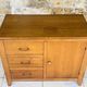 Vintage oak storage unit with drawers from the 50s/60s.