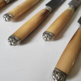 Couteaux Estebe, virole argent