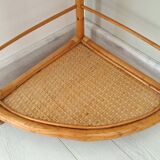 Rattan shelf