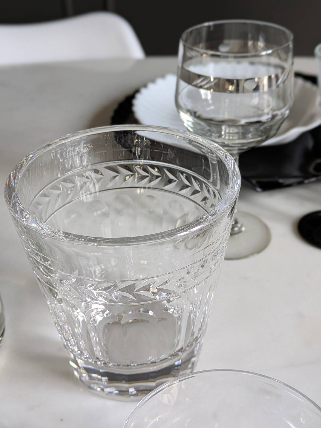 Art Deco Stemmed Glasses