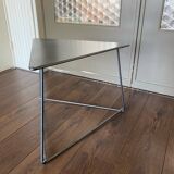 Vintage triangular Niels Gammelgaard Oti 1980s side, coffee table