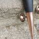 Paire d’applique en cuivre et métal, années 50