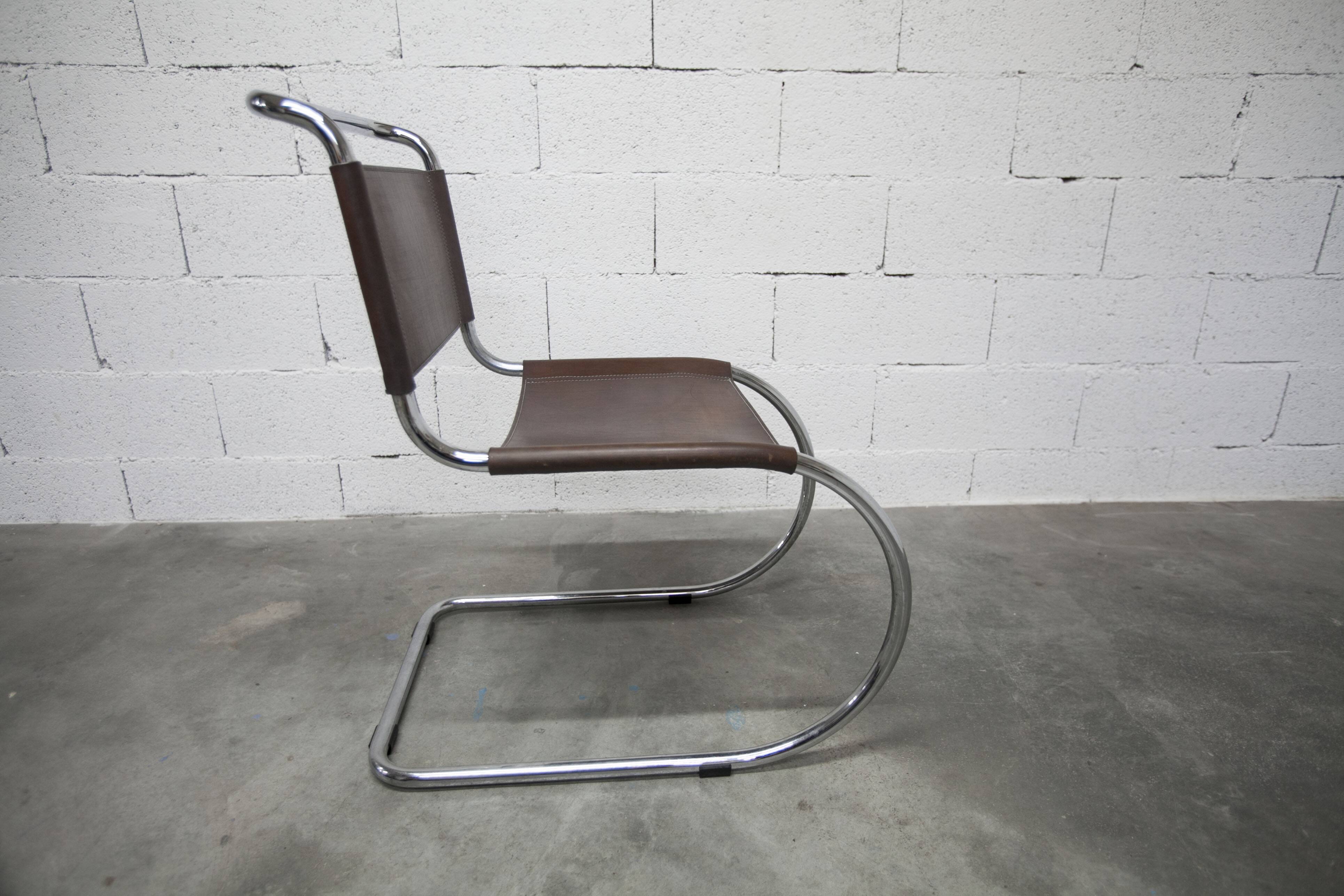 Mies Van Der Rohe MR10 chair 1970 new stamps