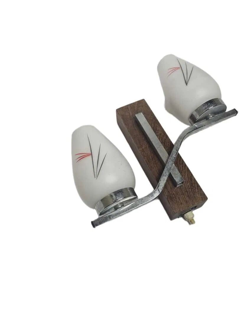 BTV double-arm wall lamp in art deco style