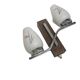BTV double-arm wall lamp in art deco style