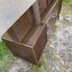 Grundig Scandinavian Hifi sideboard in wood and lacquered rosewood
