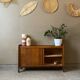 Small vintage wooden storage unit