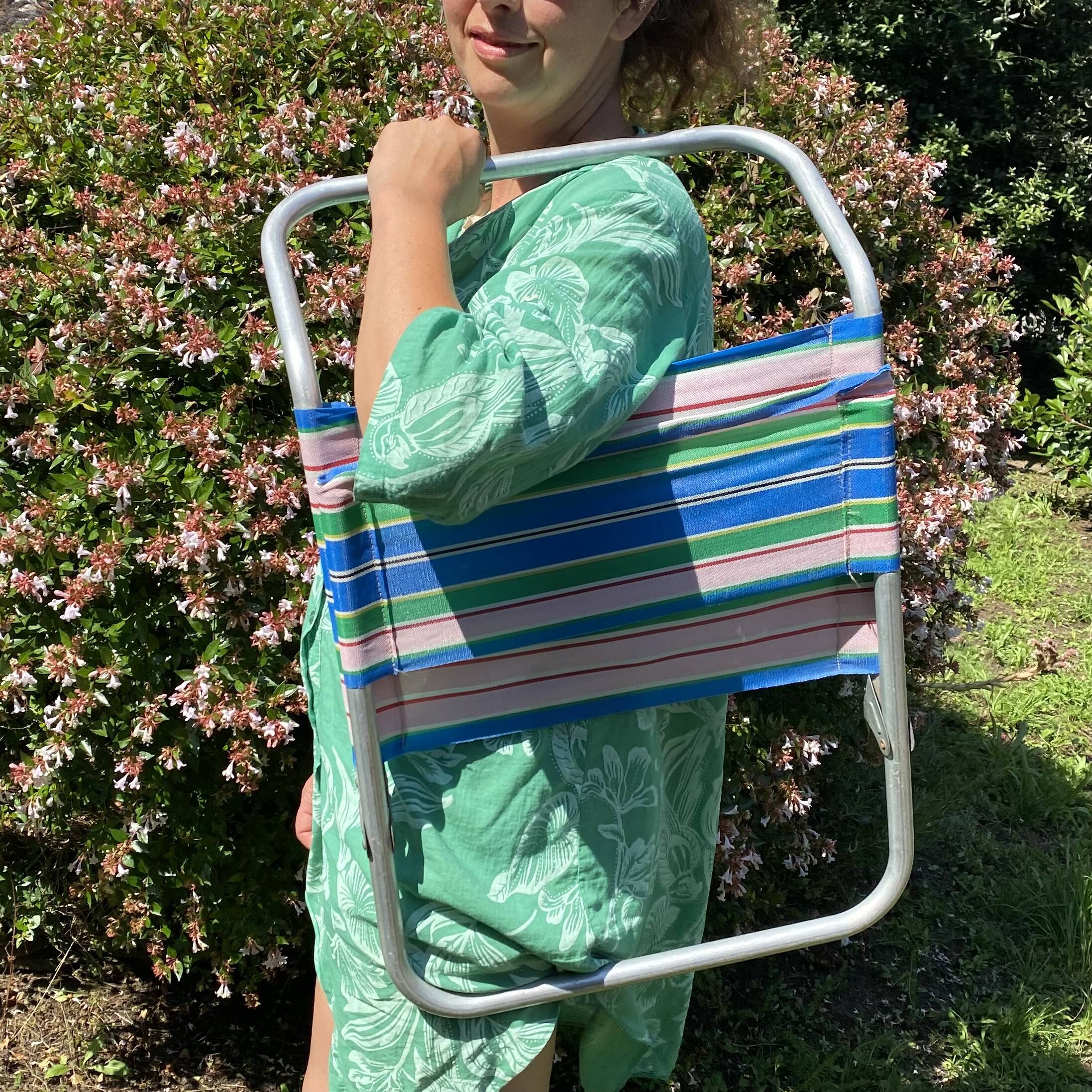 Beach chair, camping 70s