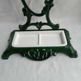 Art Nouveau style cast iron umbrella stand