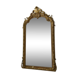 Antique 19th century pediment mirror