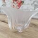 Flower-shaped crystal candle holder by Swedish designer Mats Jonasson