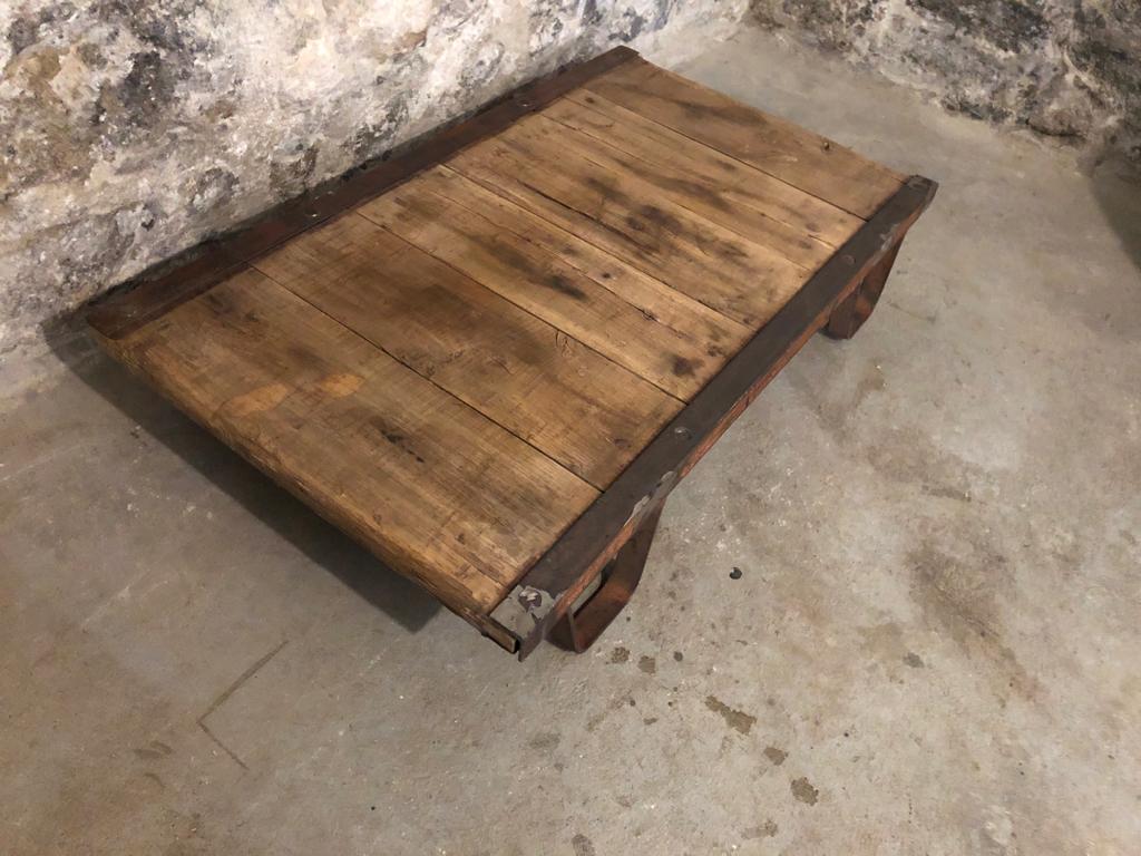 Coffee table former industrial loft lounge