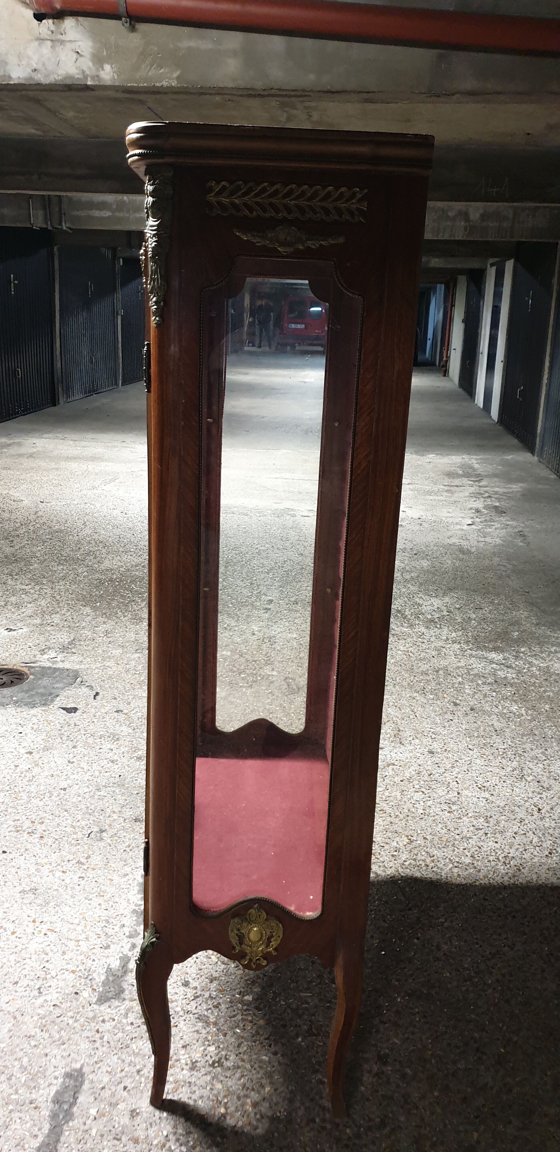 Meuble vitrine Louis XV  période Napoléon III