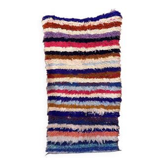 Tapis boucherouite - 110 x 214 cm