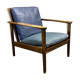 Fauteuil scandinave cuir 1950