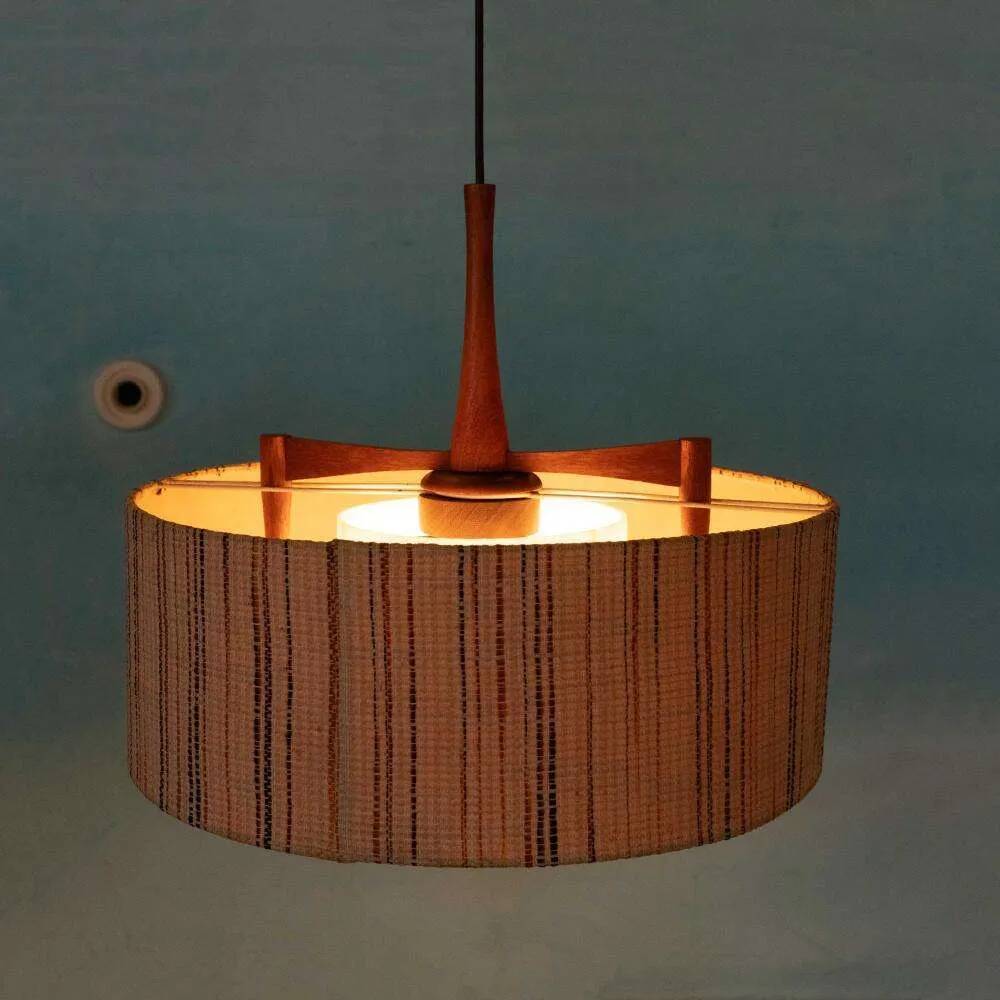 Vintage Temde lighting suspension, mid-century suspension from the sixties.