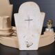 Pair of vintage 1940 plaster sconces