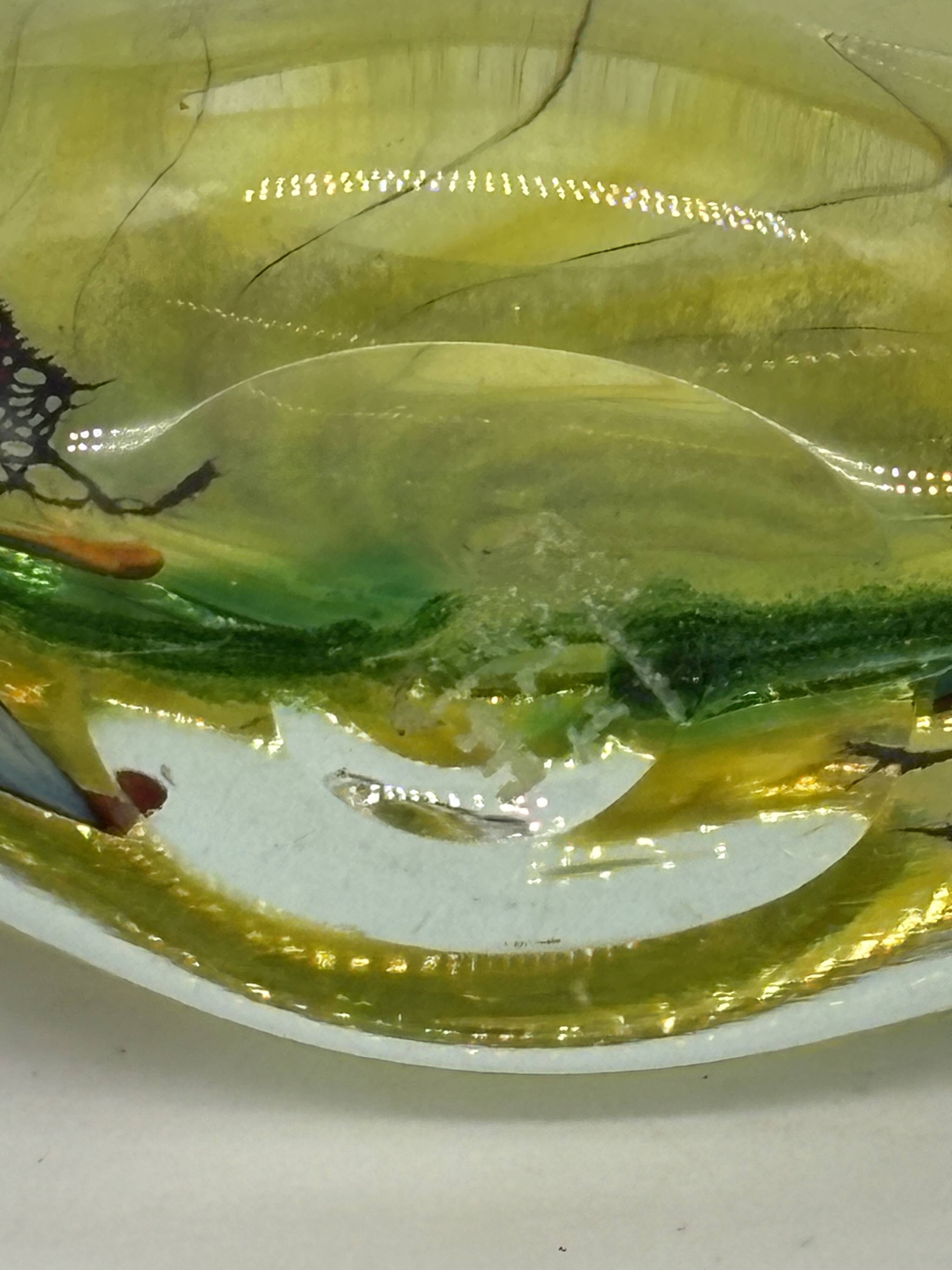Murano vase yellow Robert Pierini