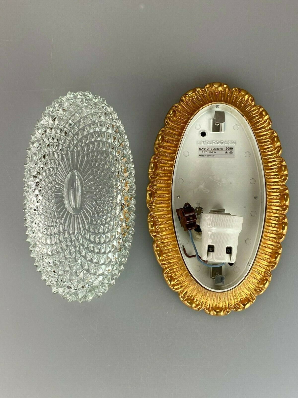 Limburg wall lamp space age design 60s