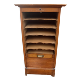 Old cabinet wooden curtain binder