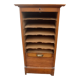 Old cabinet wooden curtain binder