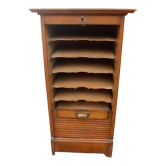 Old cabinet wooden curtain binder