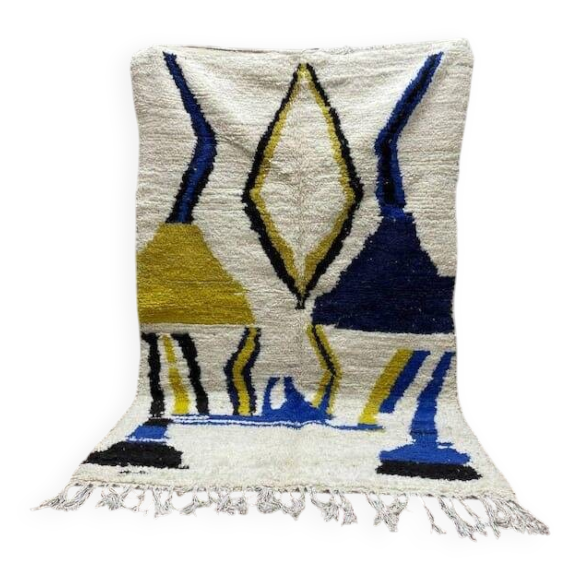 Handmade Berber Beni Ouraine rug, size 150 x 250 cm