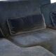 High-end black fabric sofa Confluence Ligne Roset