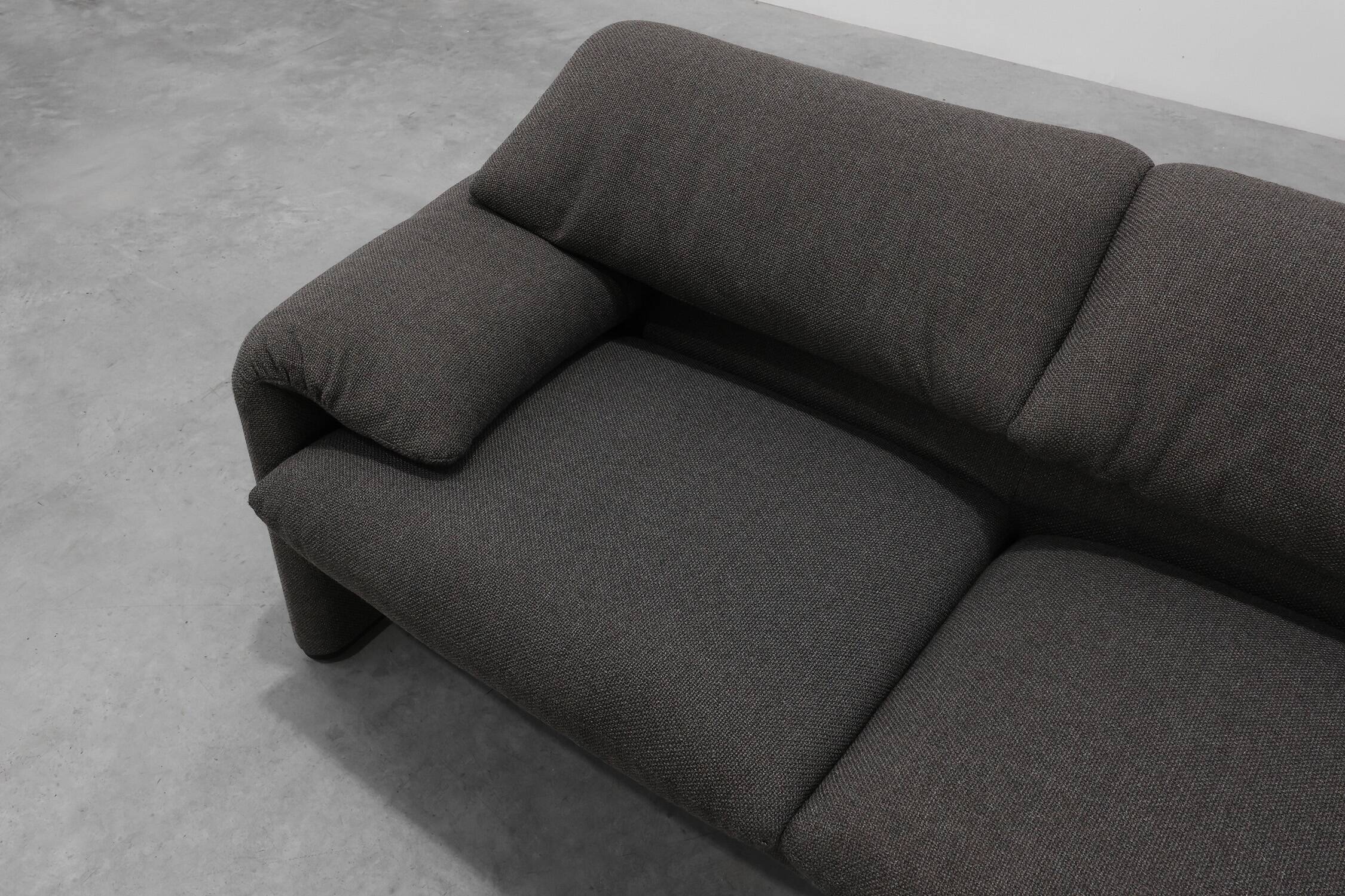 Cassina Three‑Seat Sofa by Vico Magistretti, Italy, 1990