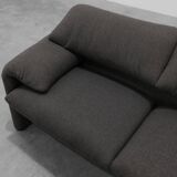 Cassina Three‑Seat Sofa by Vico Magistretti, Italy, 1990