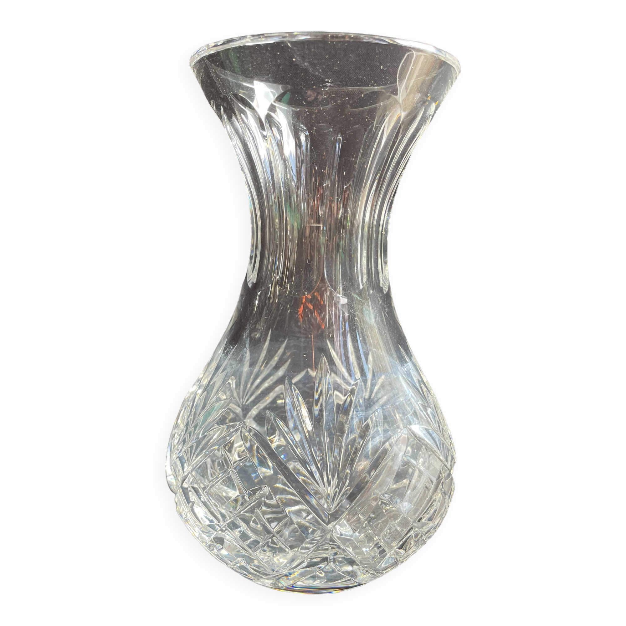 Cut crystal vase – Saint Louis Chantilly