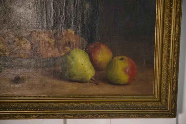 Oil painting on canvas, still life, signed C. Declercq, 1893