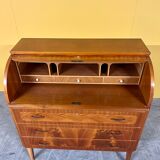 Swedish vintage roll-top desk by Egon Ostergaard, 1960s