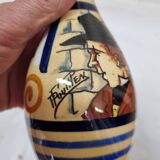 P.Fouillen vase, Henriot Quimper ceramic 1920